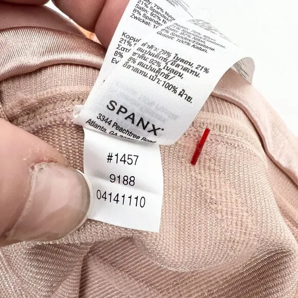 SPANX High-Waisted Body Tunic Shapewear in Rose Gold, #1457, Size Small, NWT!