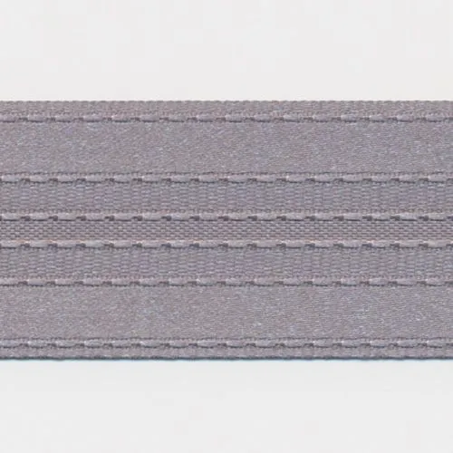 Stripe Satin Ribbon #99 Gray