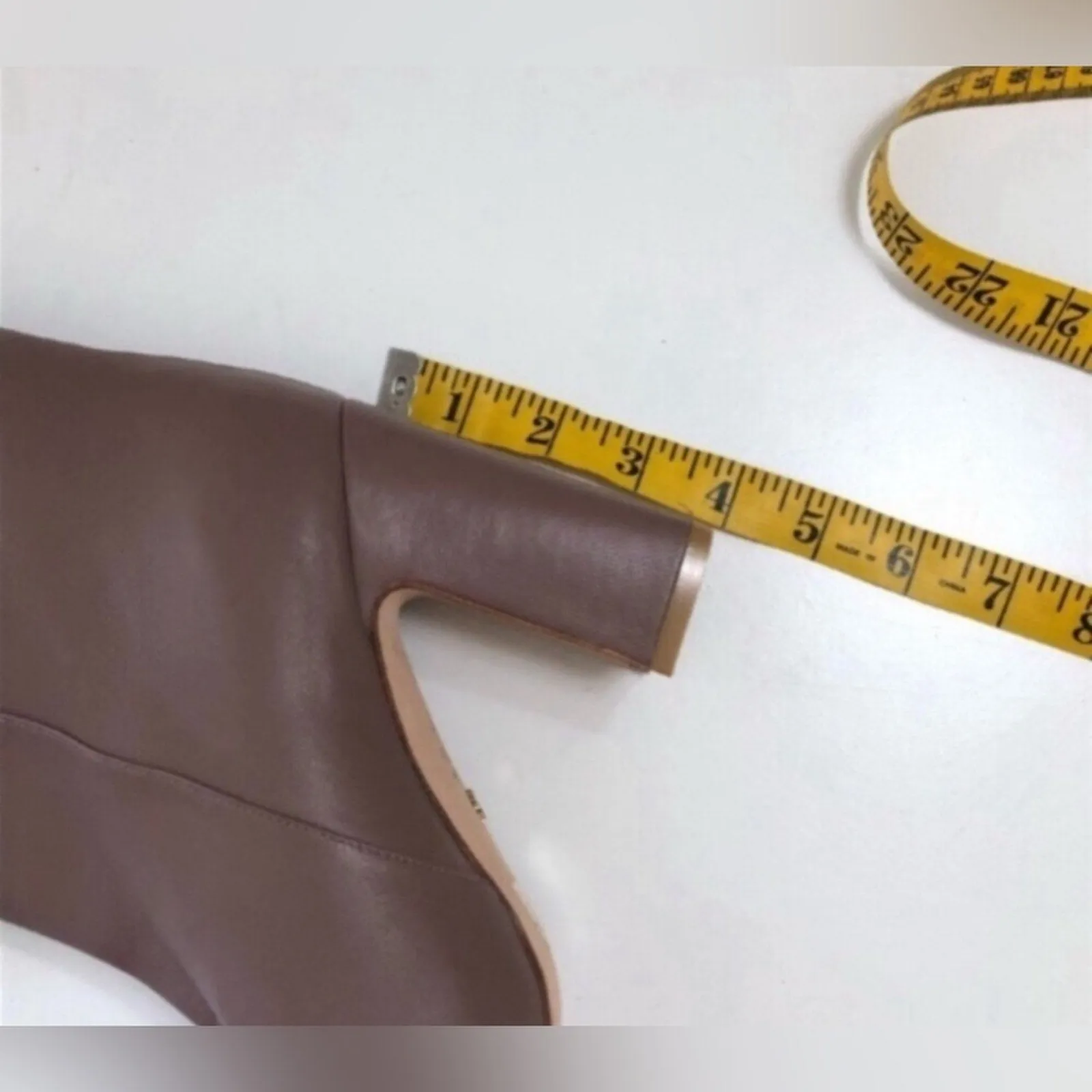 STUART WEITZMAN Women's Lucinda Taupe Fold-Over Knee-High Boots – Size 9.5