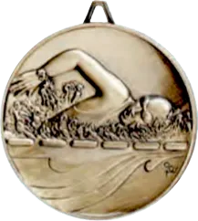 Swimming Male, High-Quality Satin Finish
