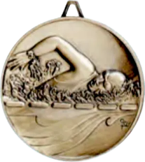 Swimming Male, High-Quality Satin Finish