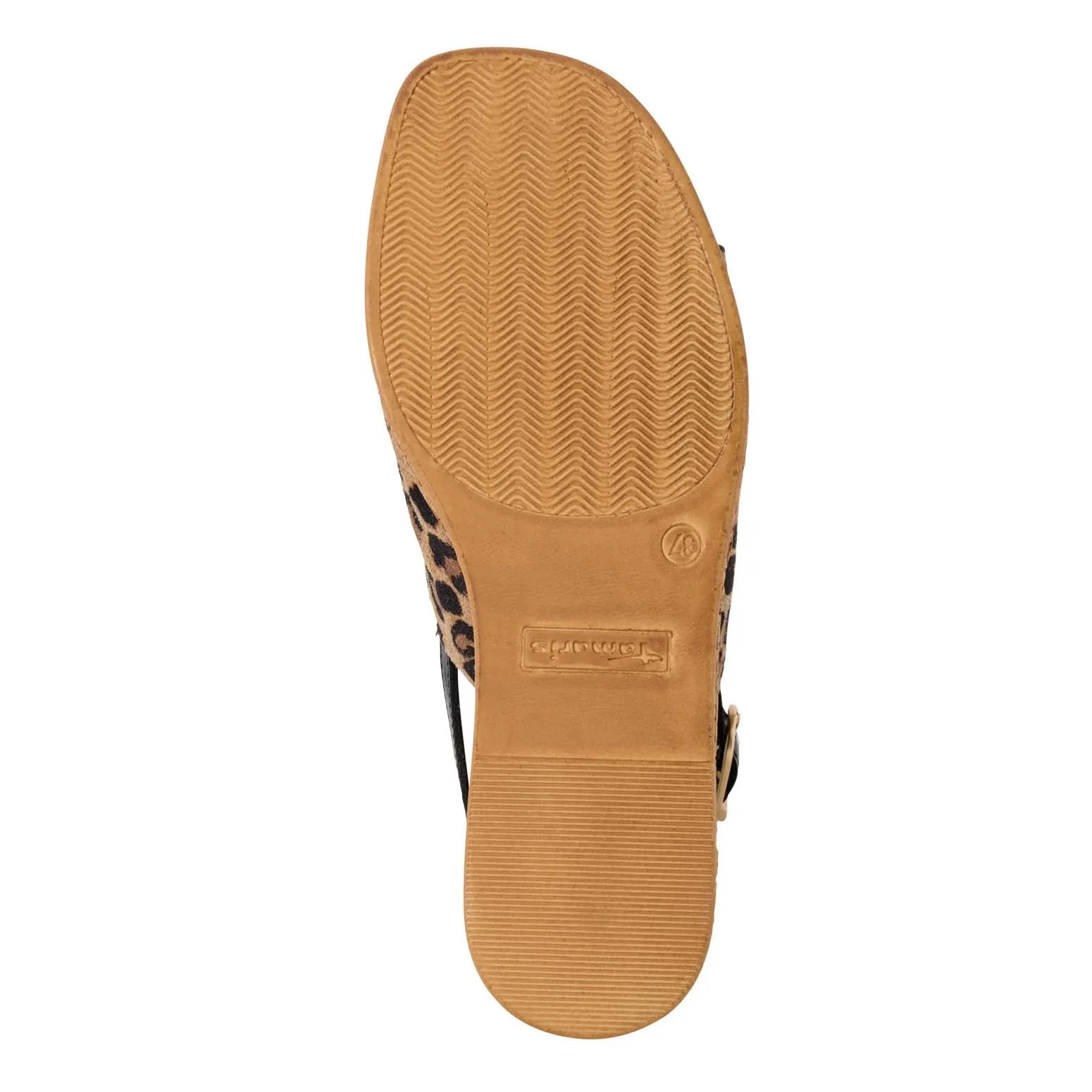 Tamaris Cork Wedge Sandal Leopard