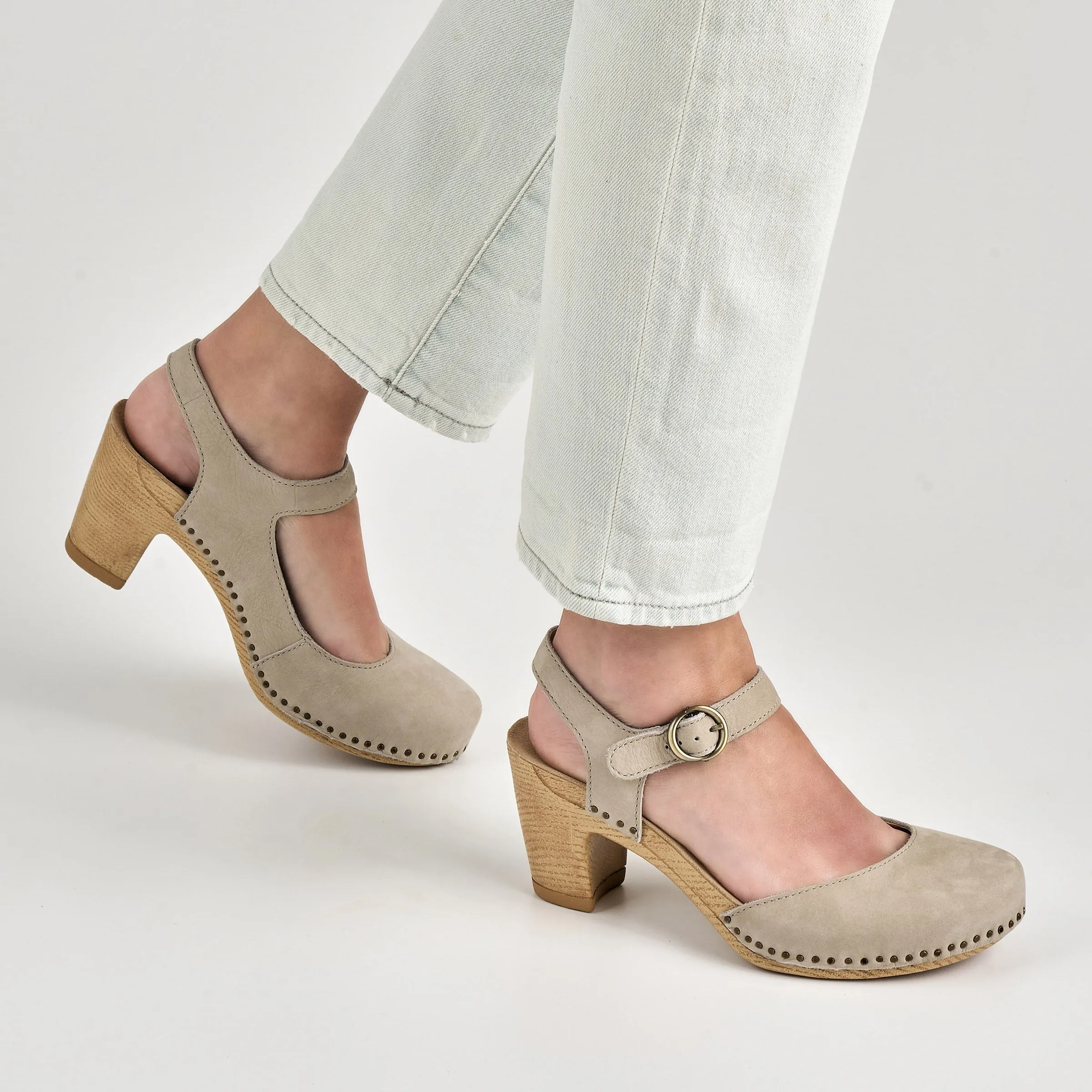 Taytum Taupe Milled Nubuck