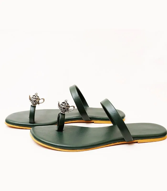Tea Toe Flats