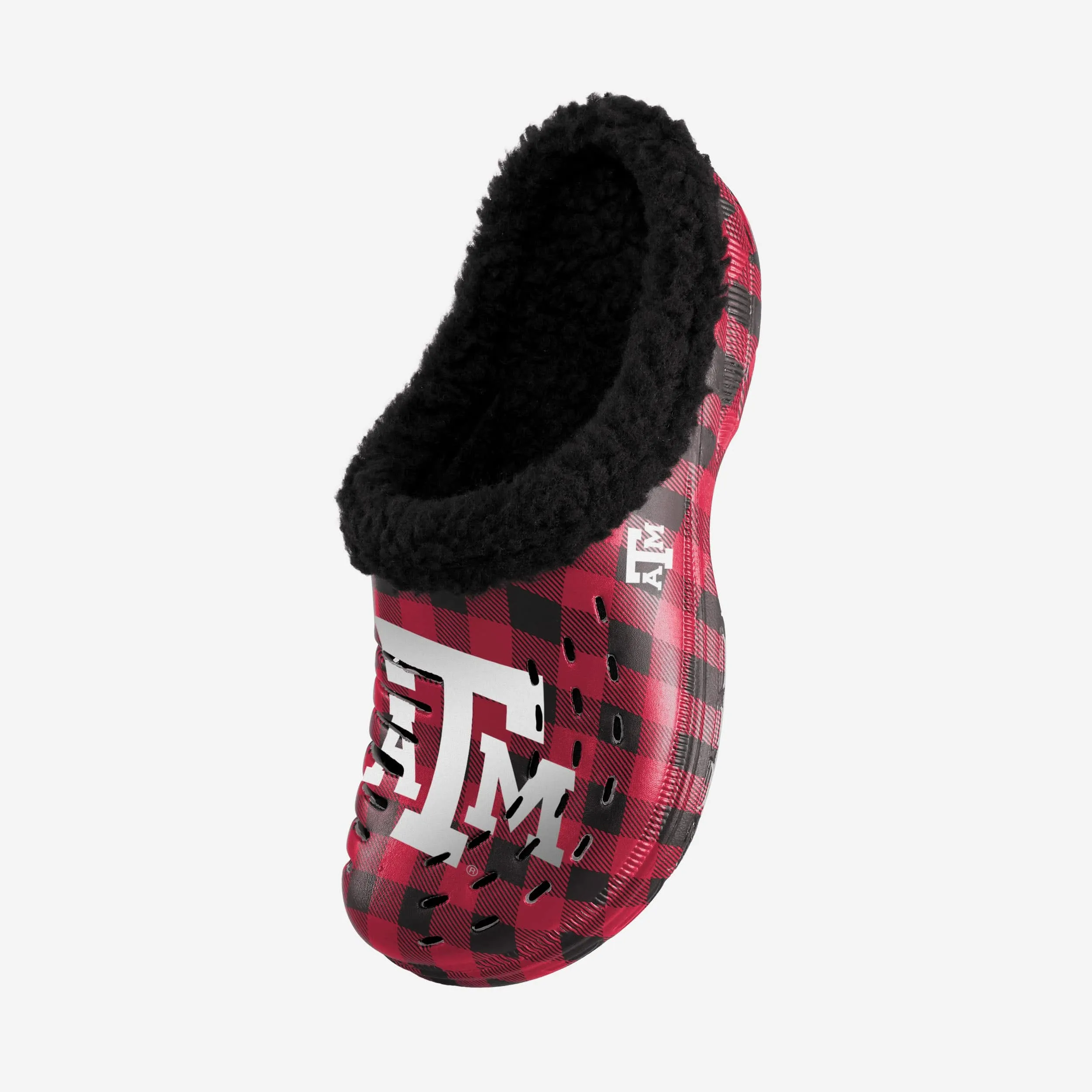 Texas A&M Aggies Sherpa Lined Buffalo Check Clog