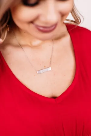 That's A High Bar Pendant Necklace