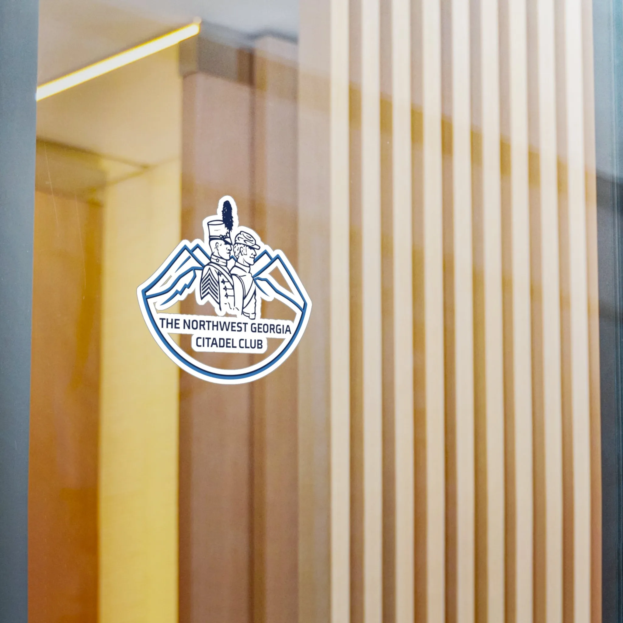 The Citadel, Alumni Club, The Northwest Georgia, Transparent Outdoor Stickers, Kiss-Cut Vinyl Decals