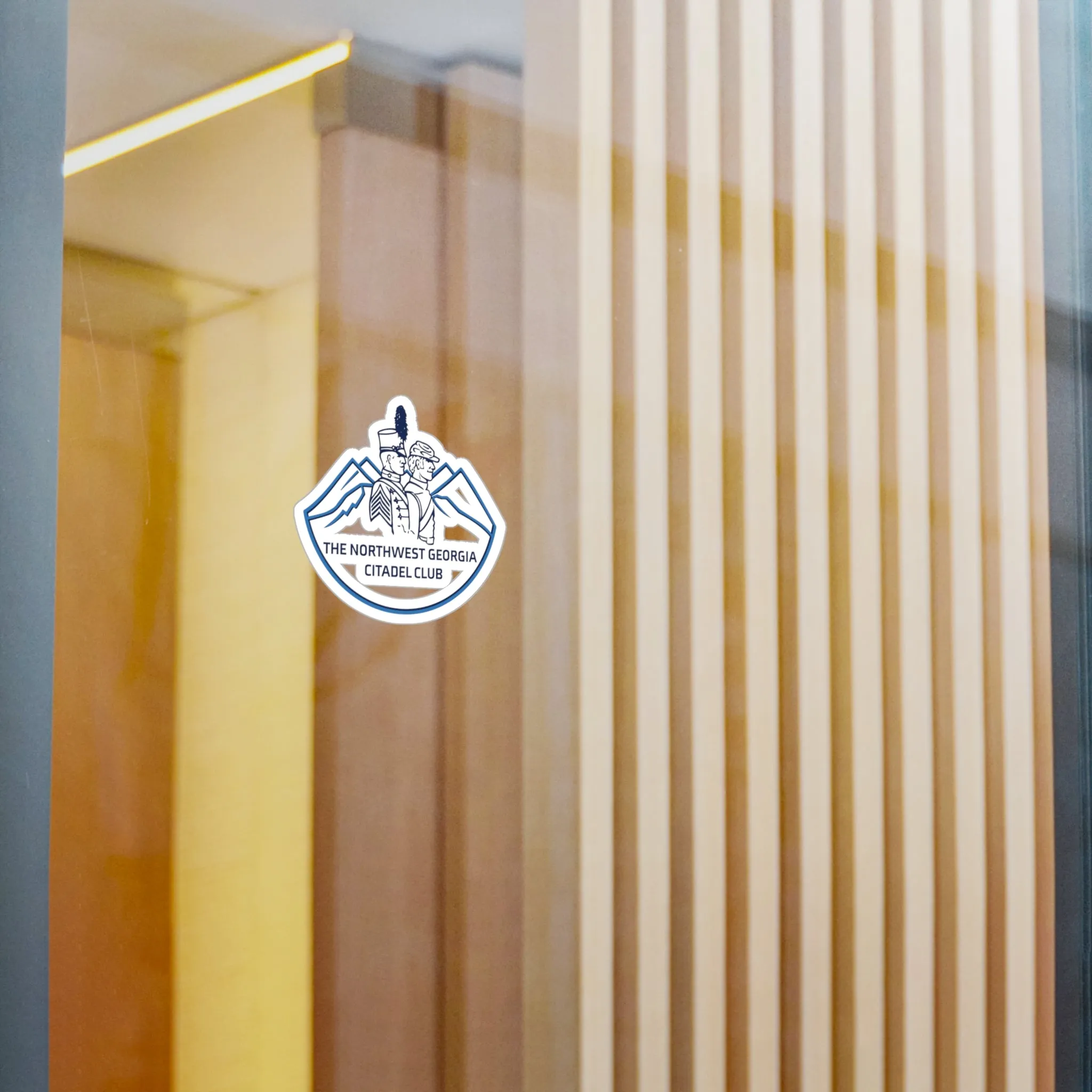 The Citadel, Alumni Club, The Northwest Georgia, Transparent Outdoor Stickers, Kiss-Cut Vinyl Decals