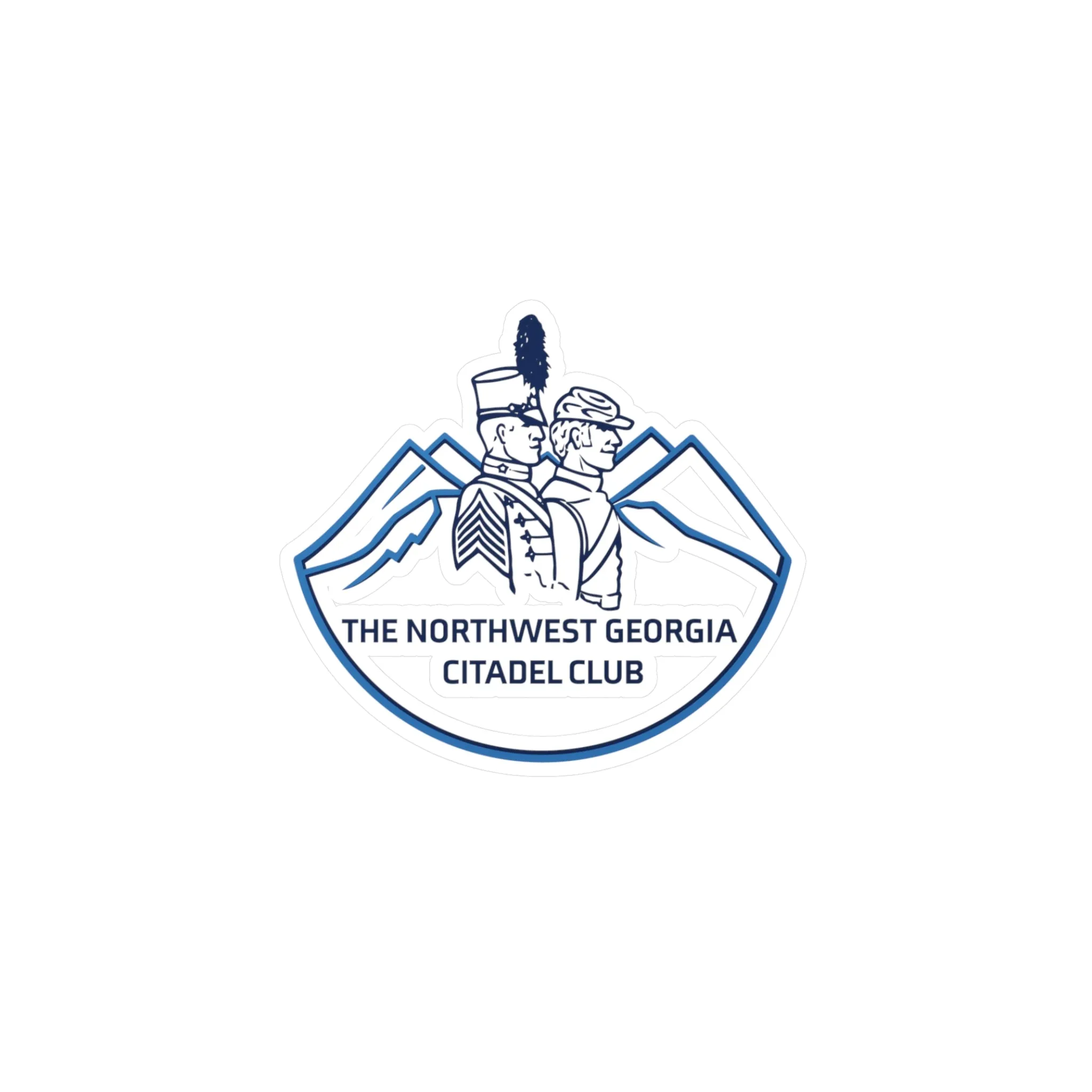 The Citadel, Alumni Club, The Northwest Georgia, Transparent Outdoor Stickers, Kiss-Cut Vinyl Decals