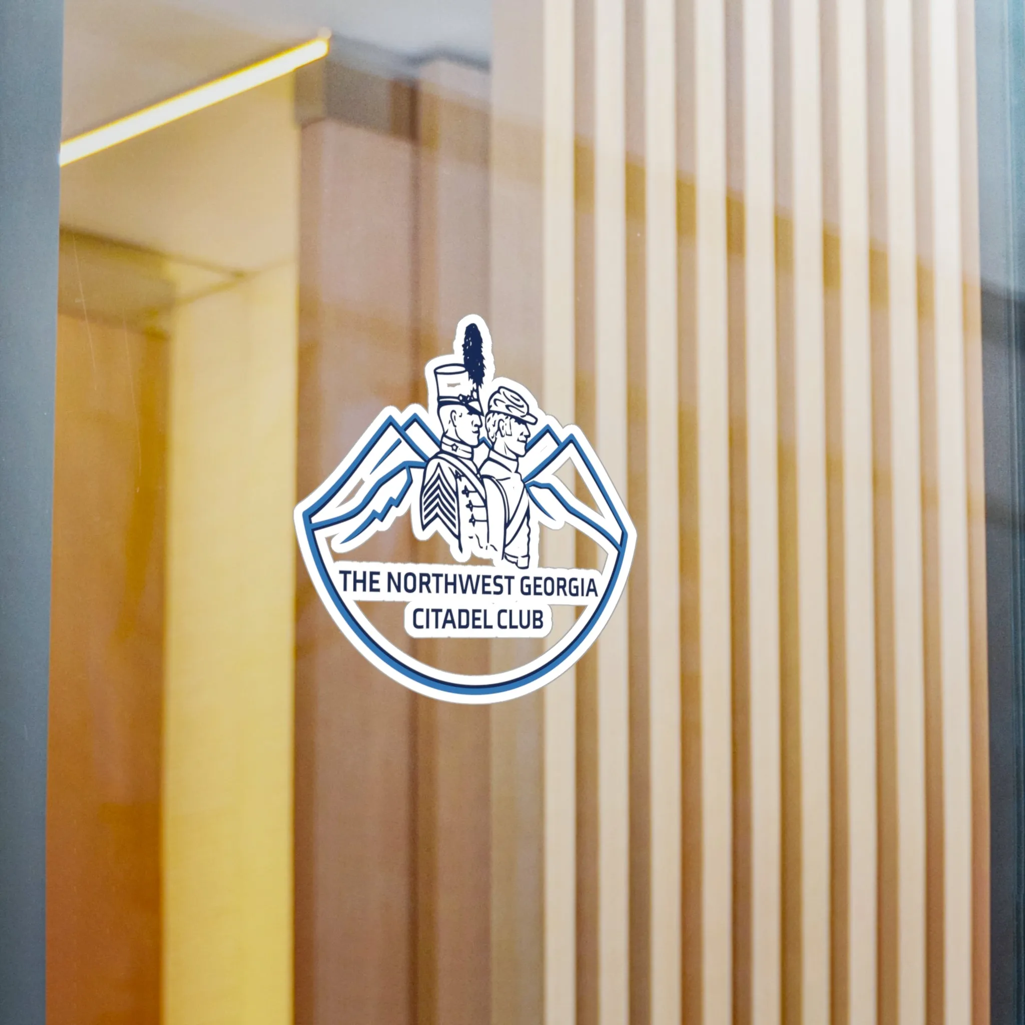 The Citadel, Alumni Club, The Northwest Georgia, Transparent Outdoor Stickers, Kiss-Cut Vinyl Decals