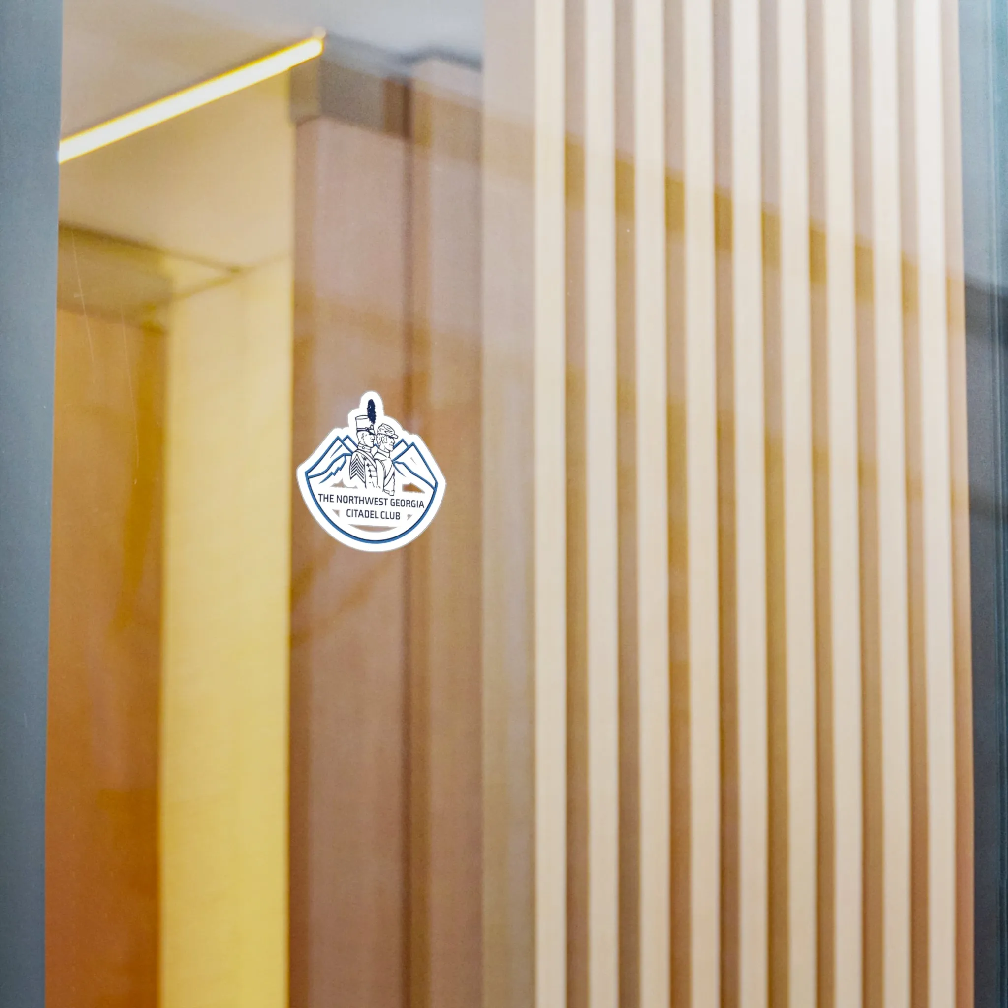 The Citadel, Alumni Club, The Northwest Georgia, Transparent Outdoor Stickers, Kiss-Cut Vinyl Decals