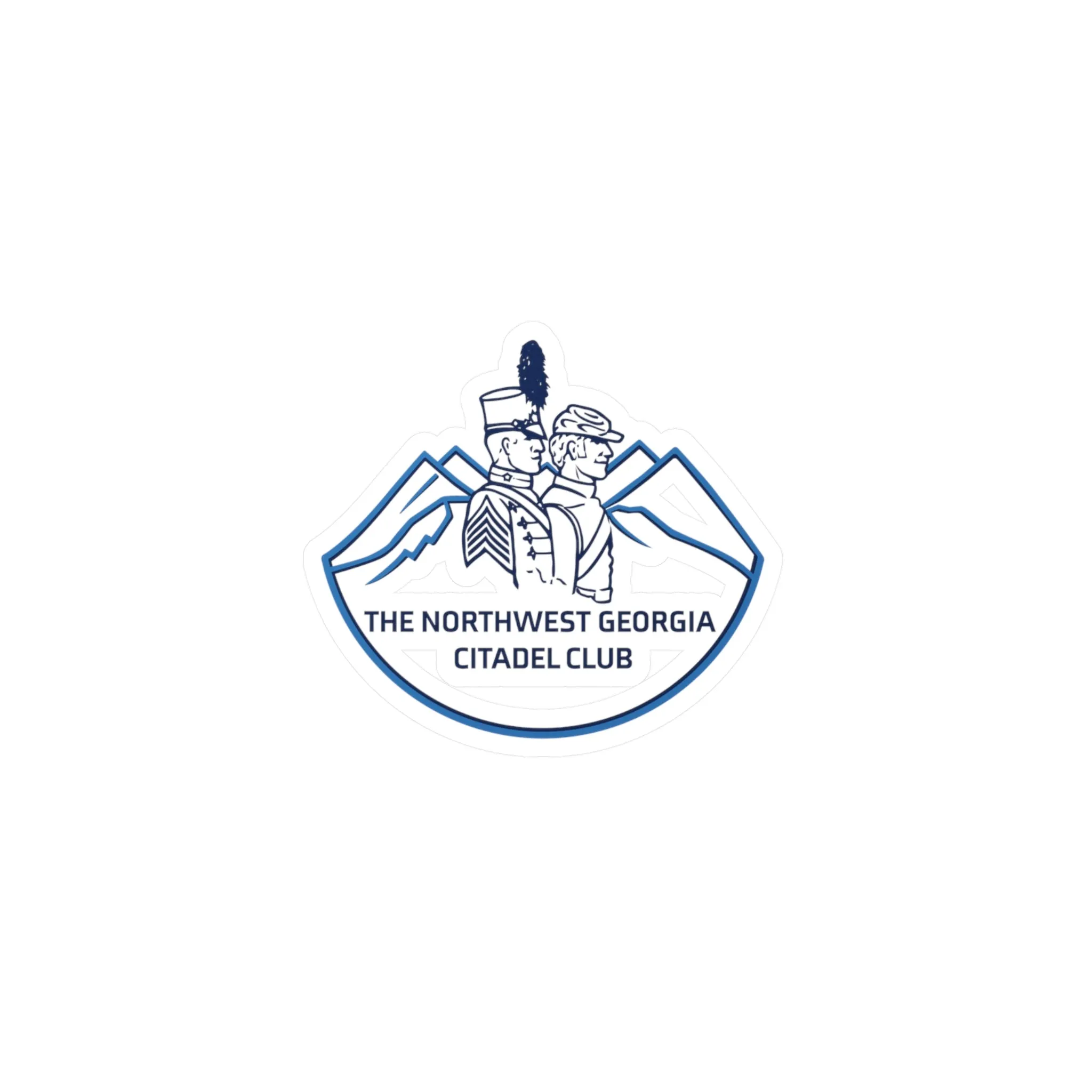 The Citadel, Alumni Club, The Northwest Georgia, Transparent Outdoor Stickers, Kiss-Cut Vinyl Decals