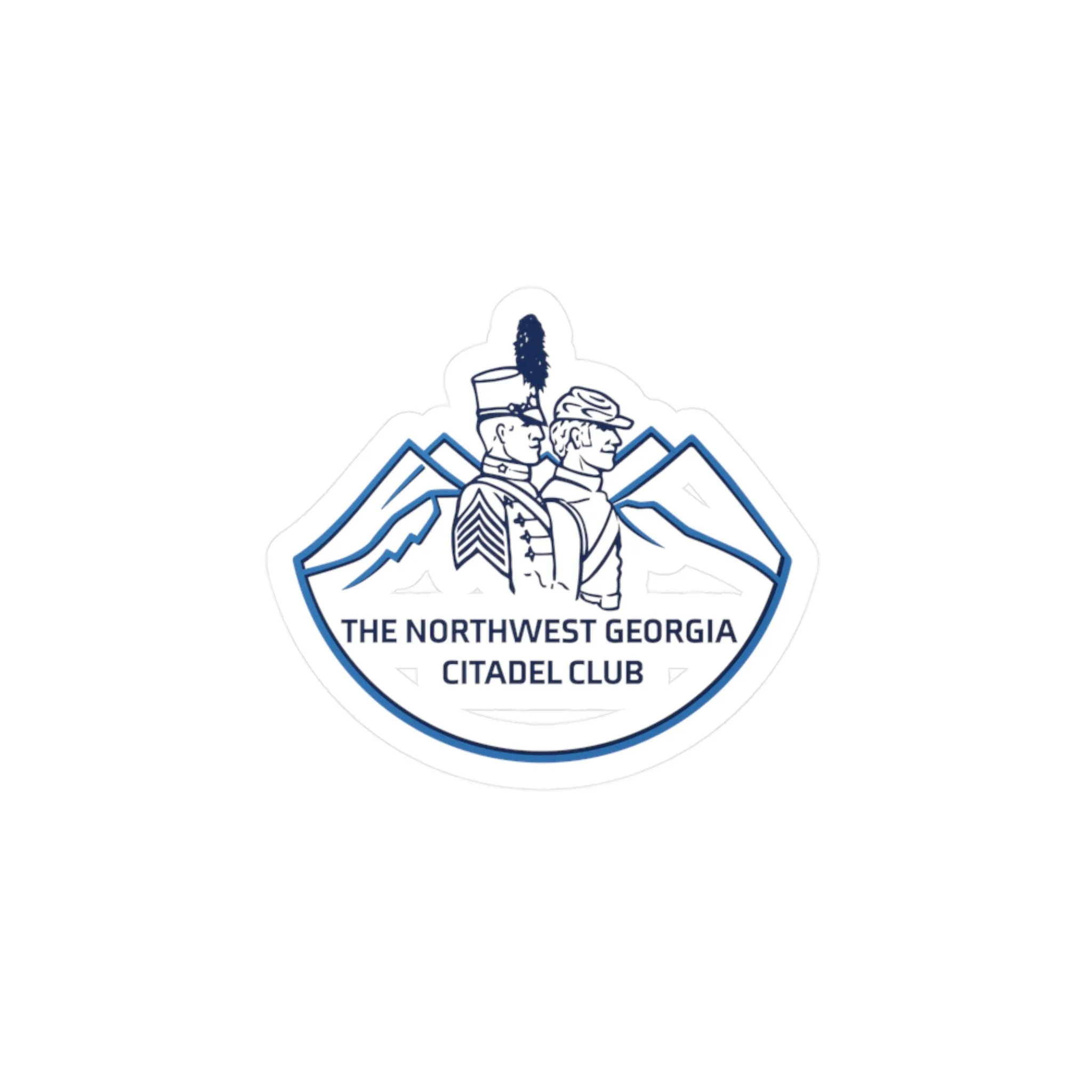 The Citadel, Alumni Club, The Northwest Georgia, Transparent Outdoor Stickers, Kiss-Cut Vinyl Decals