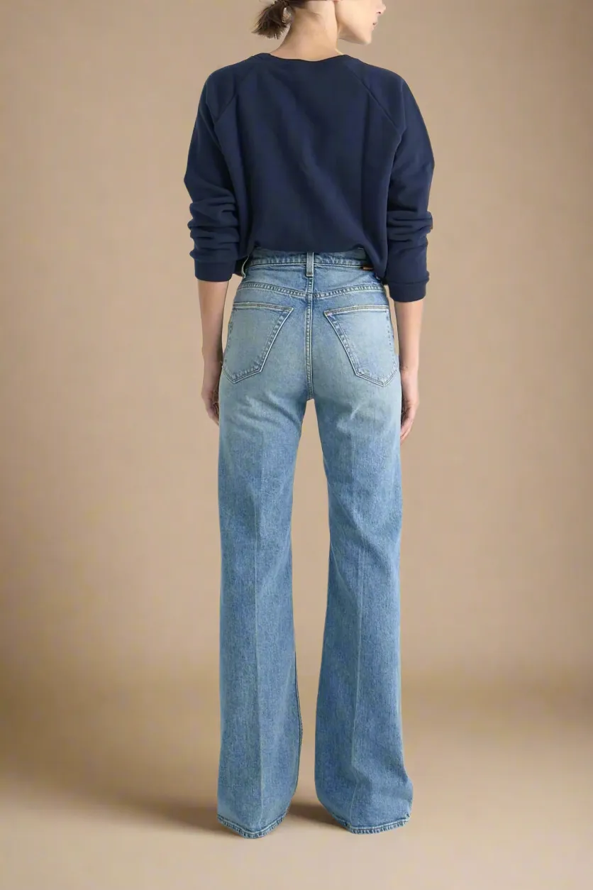 The Crease Jean Worn Indigo