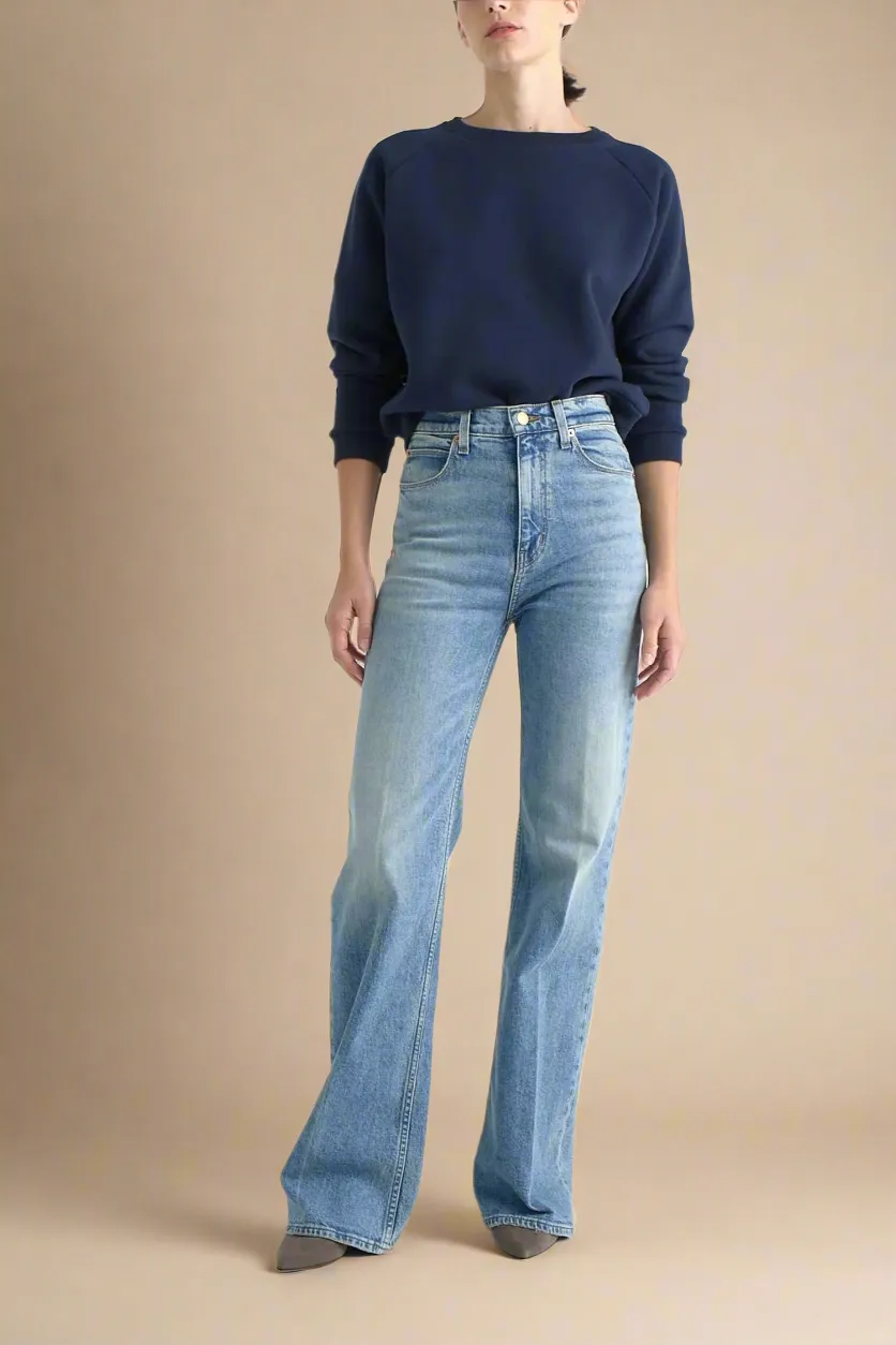 The Crease Jean Worn Indigo