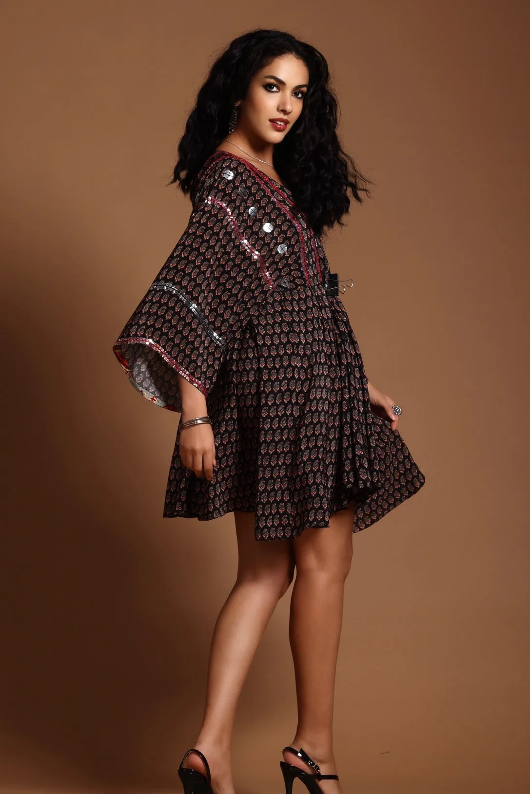 The Nori Short Dress Black