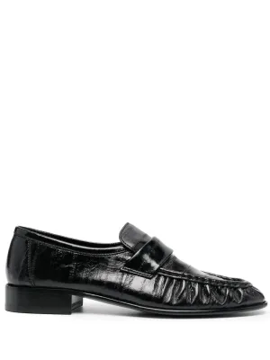 The Row Soft Loafer Black