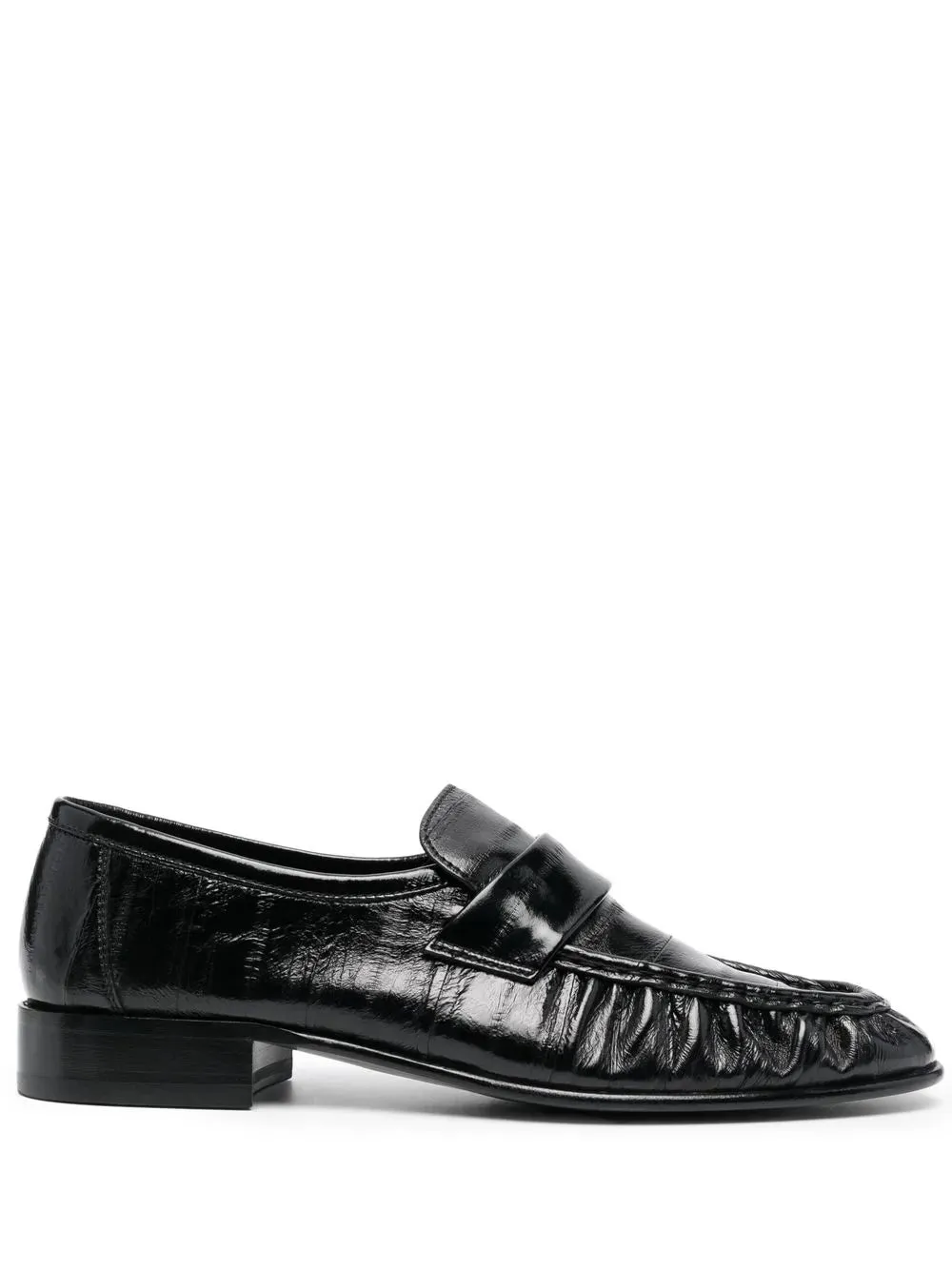 The Row Soft Loafer Black