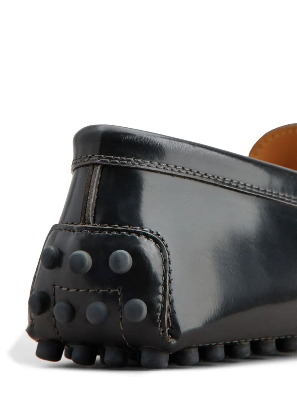 TOD'S Women's Patent Leather Loafers with Rubber Sole