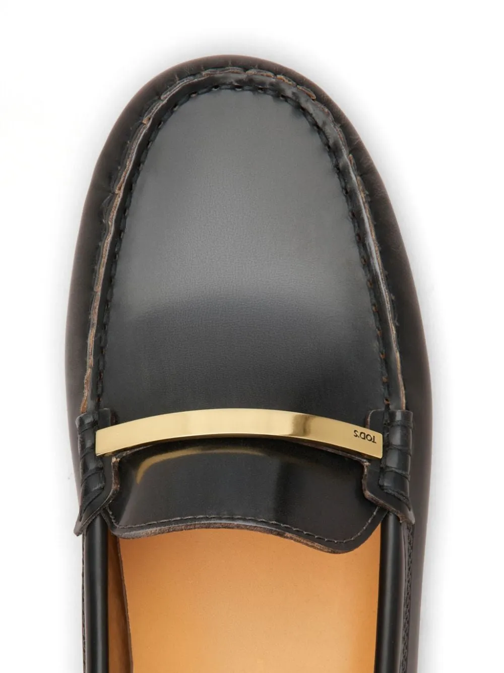 TOD'S Women's Patent Leather Loafers with Rubber Sole