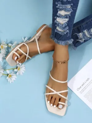 Toe Ring Thong Flats