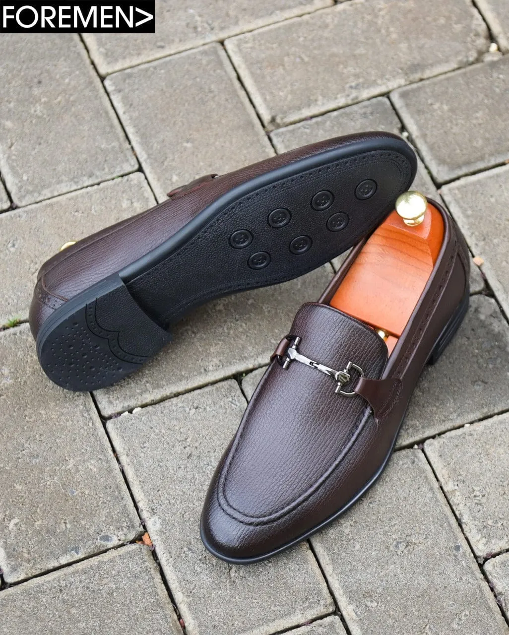 TURIN | Coffee Leather Loafers