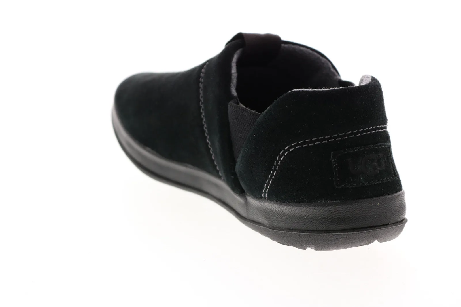 Ugg Hanz-M Suede Slipper 1017266-BLK Mens Black Suede Clogs Slippers Shoes