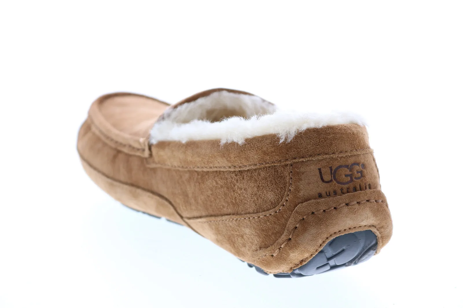 Ugg Suede Ascot 5775 CHE Mens Brown Suede Slip On Clogs Slippers Shoes