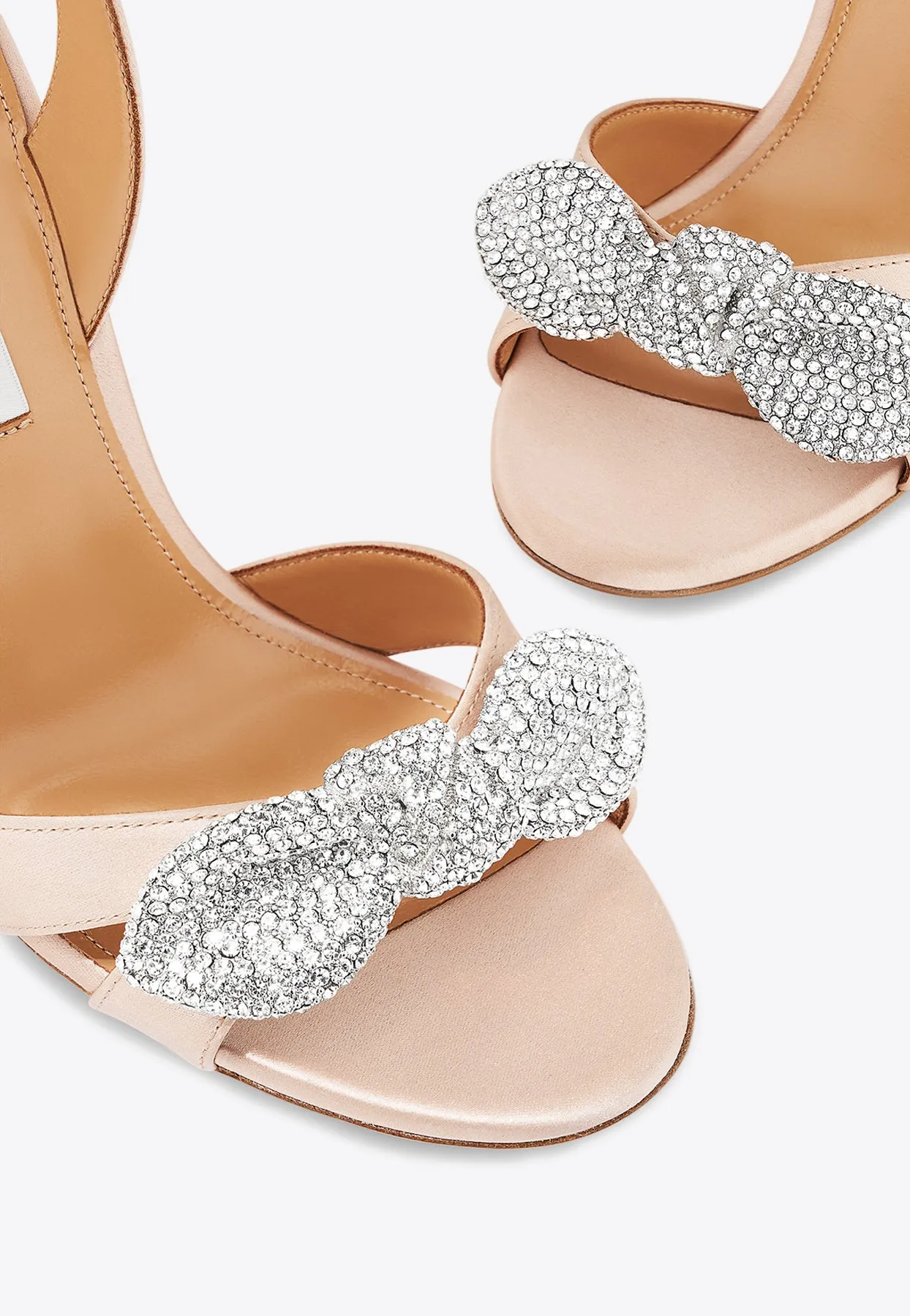 Very Bow Tie 105 Crystal Sandals