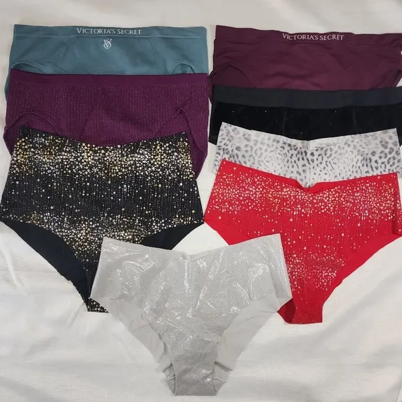Victoria's Secret Panties Lot of 8 Assorted Styles XL new
