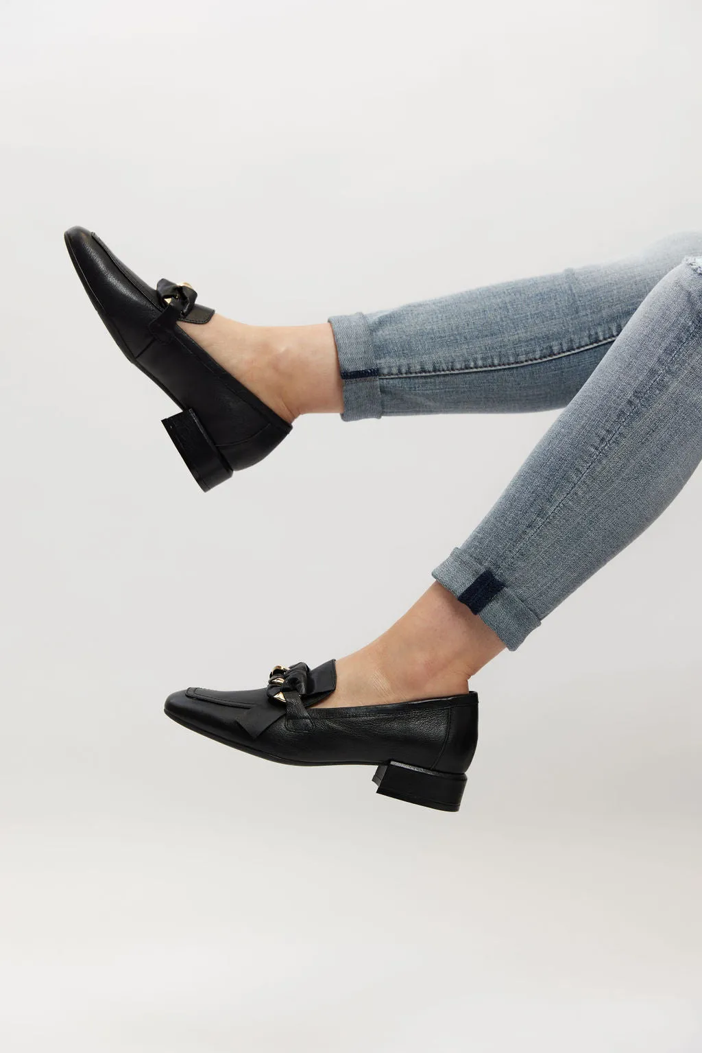 VISERYS LOAFER BLACK LEATHER
