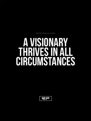 Visionary Thrives - 18x24 Poster