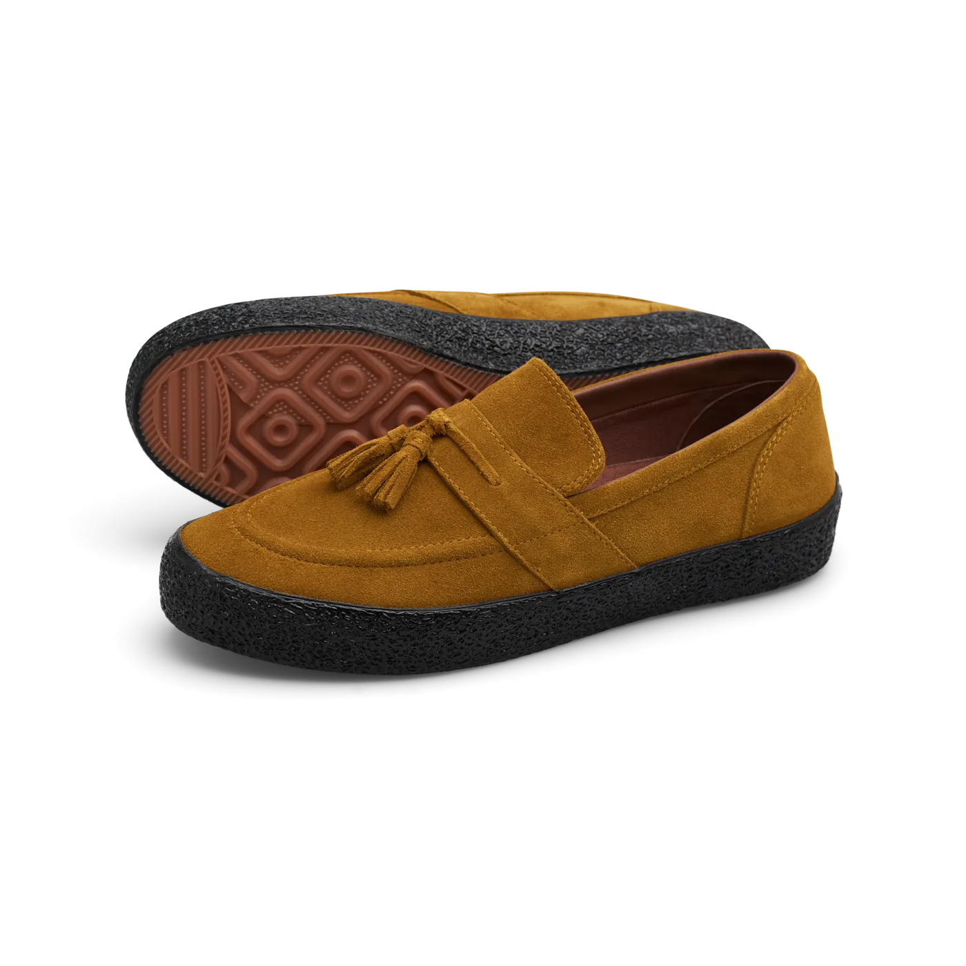 VM005 Suede Loafer - Golden Brown/Black