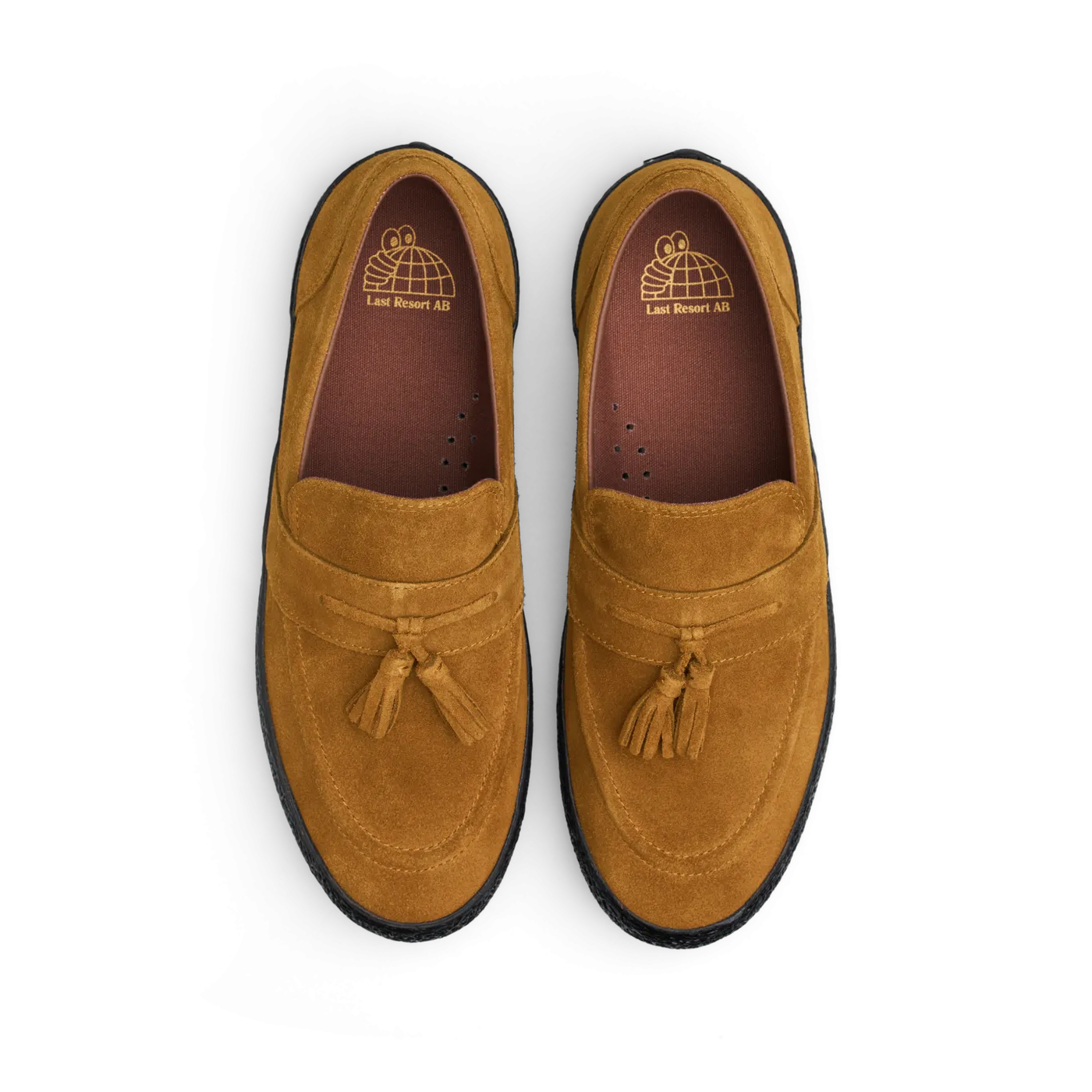 VM005 Suede Loafer - Golden Brown/Black