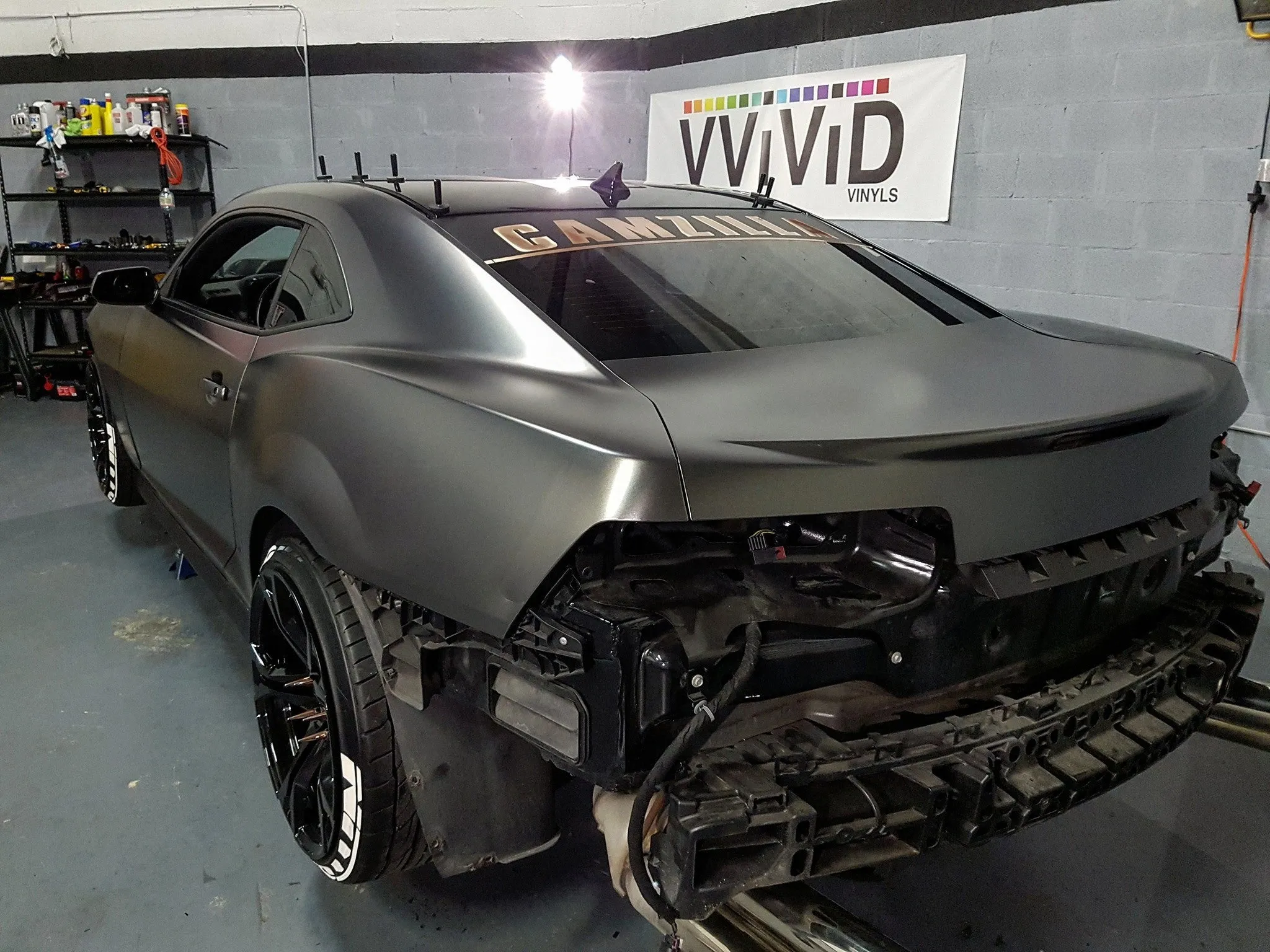 VViViD  Satin Chrome Black Rust
