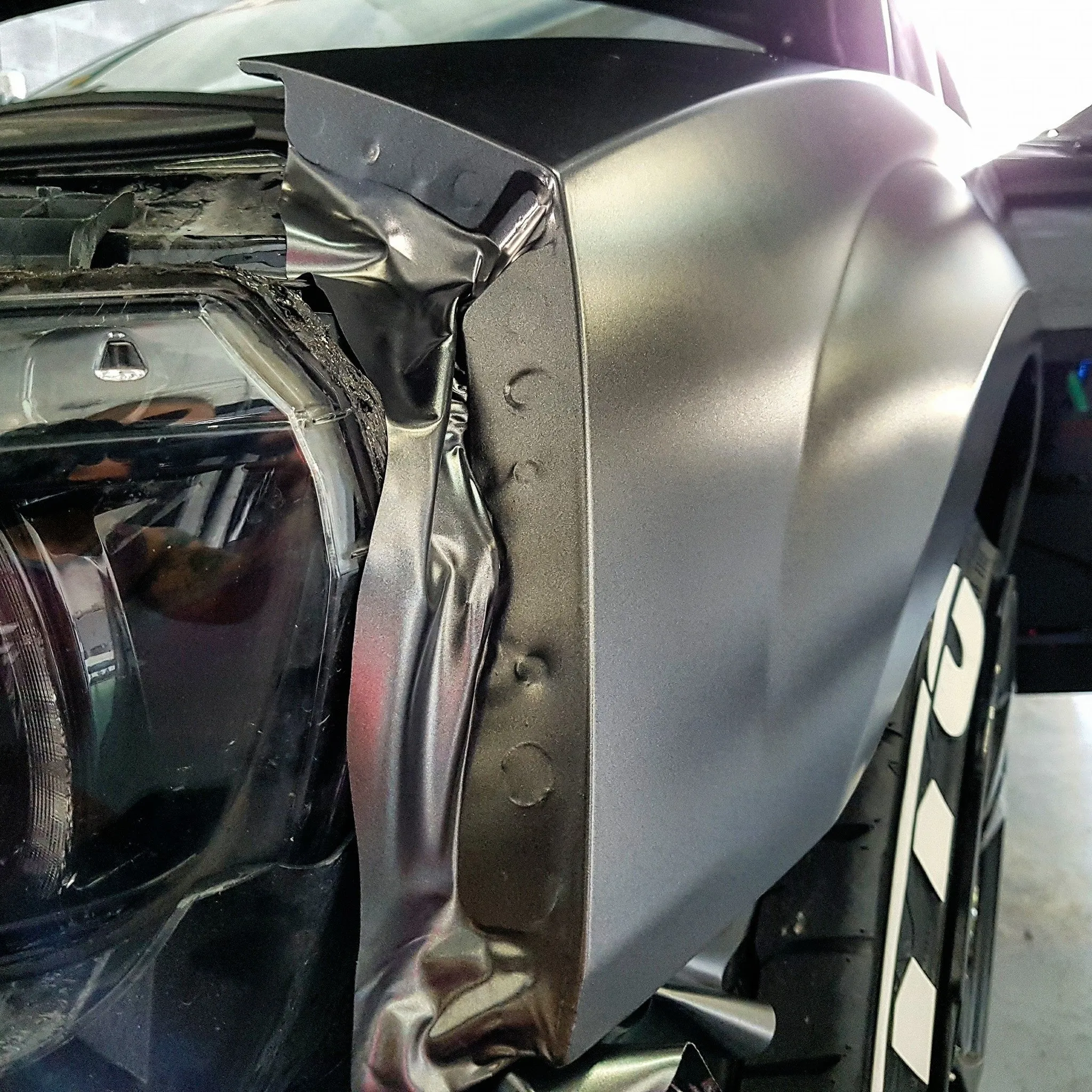 VViViD  Satin Chrome Black Rust