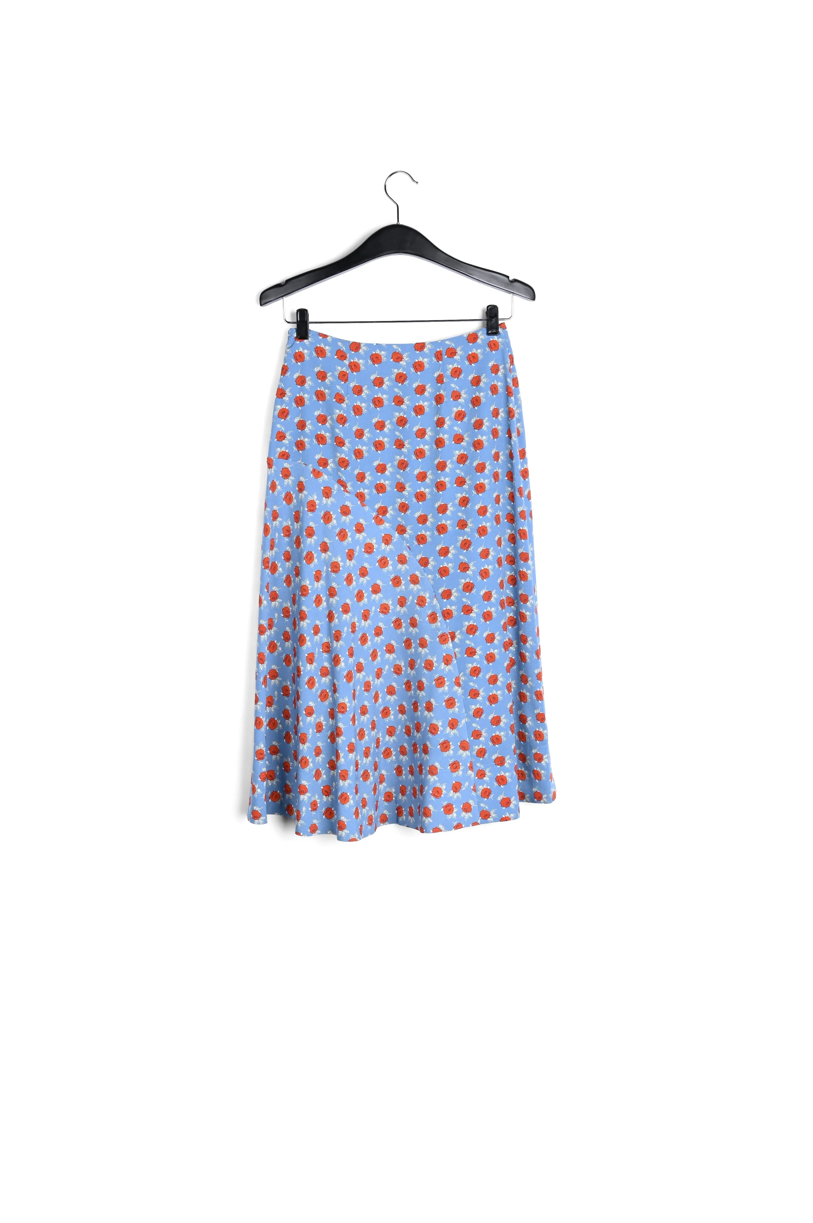 Wide midi skirt