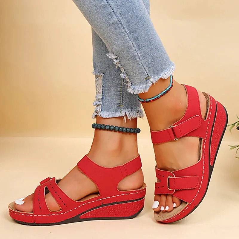 Woman Summer Non-Slip Shoes Wedge Sandals Ladies Beach shoes