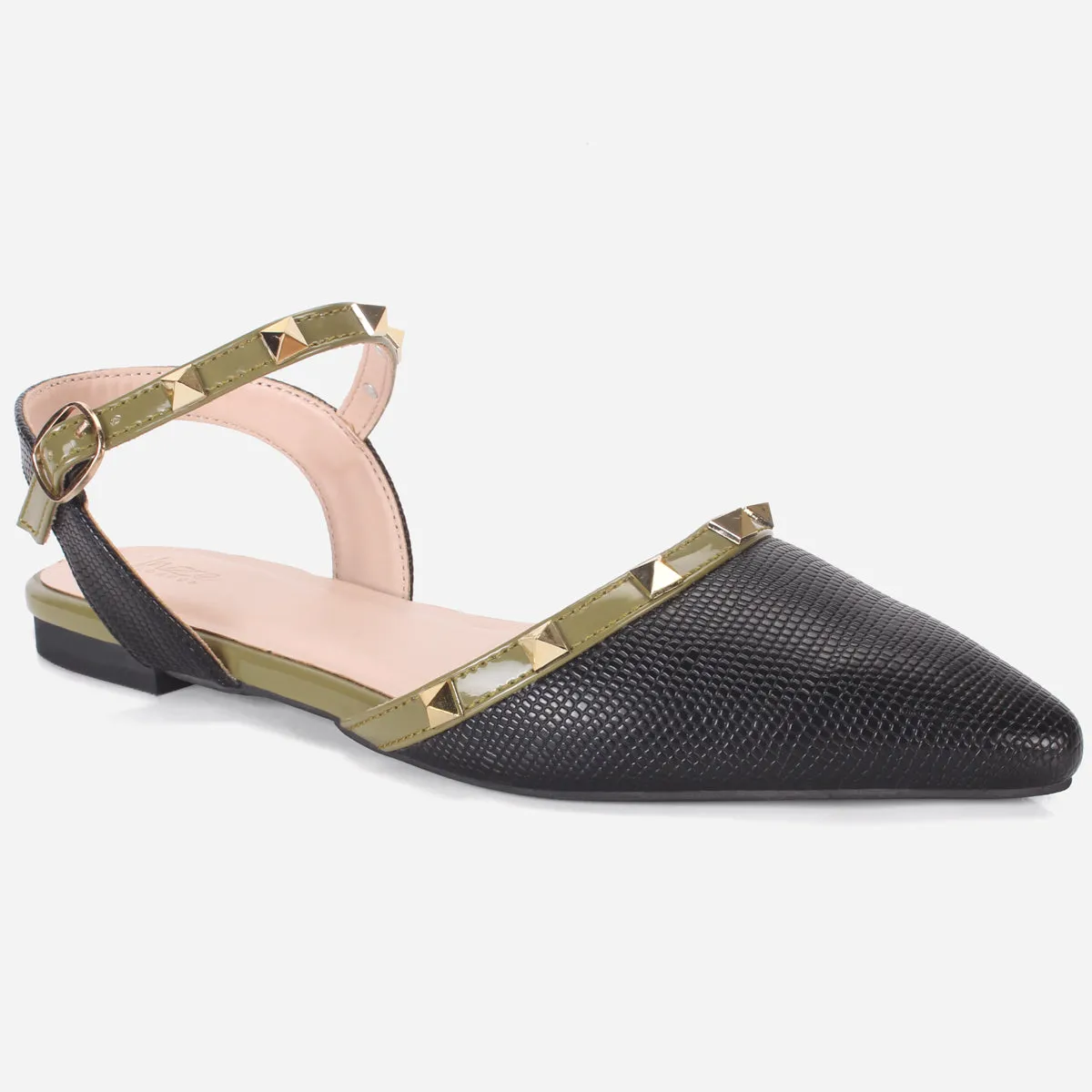 Women's "JUADY" Pointed Flat Shoes