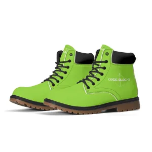 Womens Upgrated Leather Brown Outsole All Season Boots