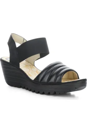 Women's Yiko Platform Wedge Sandal In Black