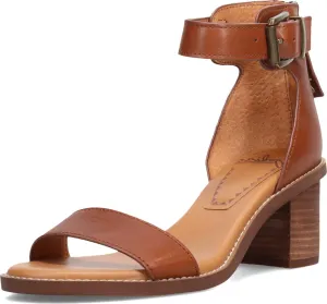 ZODIAC Women's Ilsa Heeled Sandal, Cognac 10 M