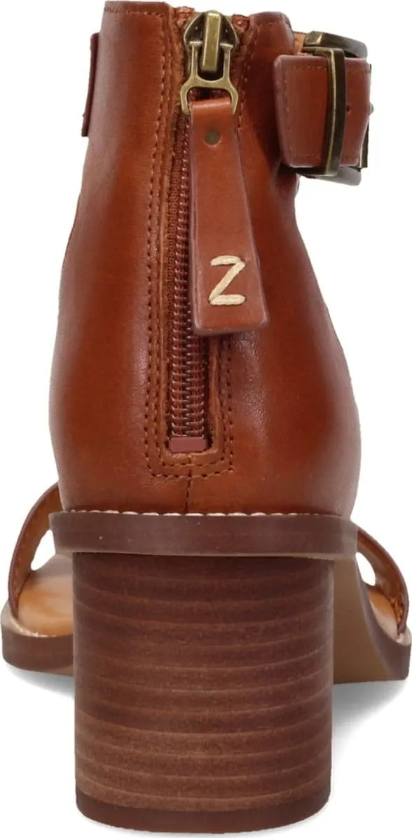 ZODIAC Women's Ilsa Heeled Sandal, Cognac 10 M