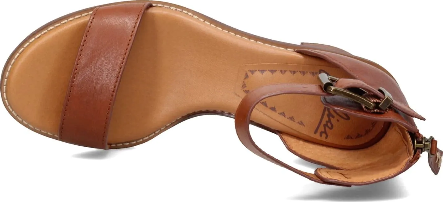 ZODIAC Women's Ilsa Heeled Sandal, Cognac 10 M
