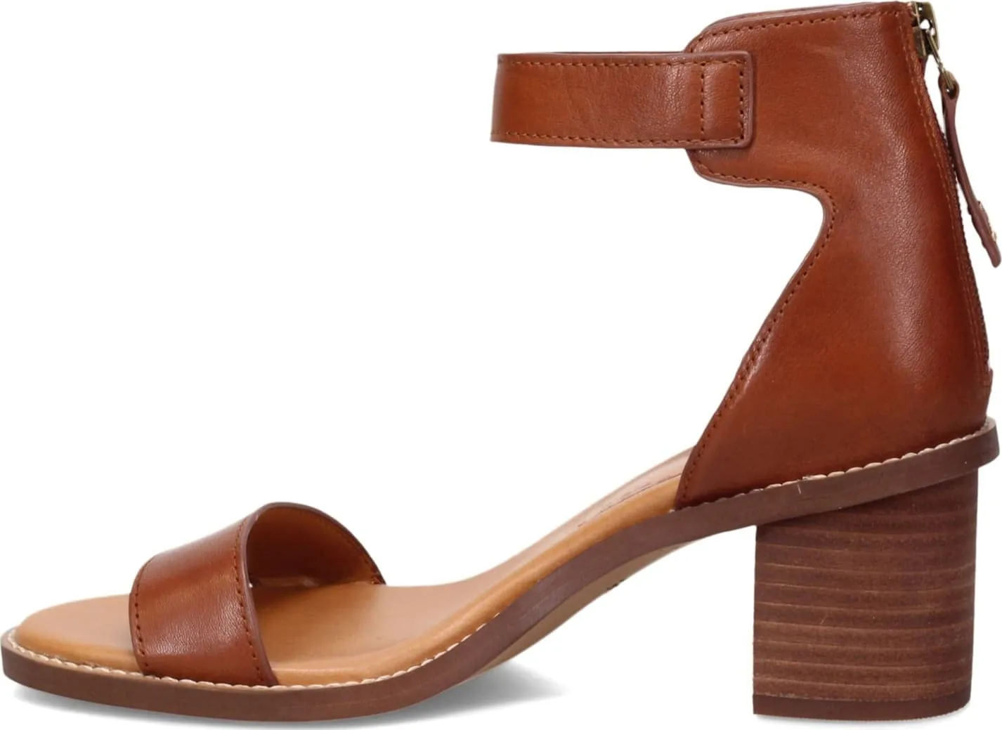 ZODIAC Women's Ilsa Heeled Sandal, Cognac 10 M